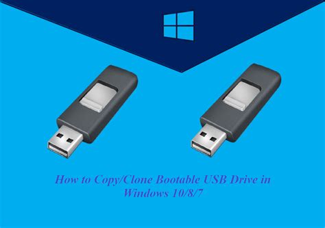 copy a bootable usb drive